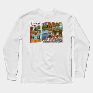 Greetings from Bar Harbor Maine Long Sleeve T-Shirt